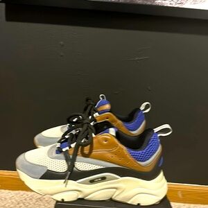 Dior runners for men or women purple, brown,black,silver toe and tan
